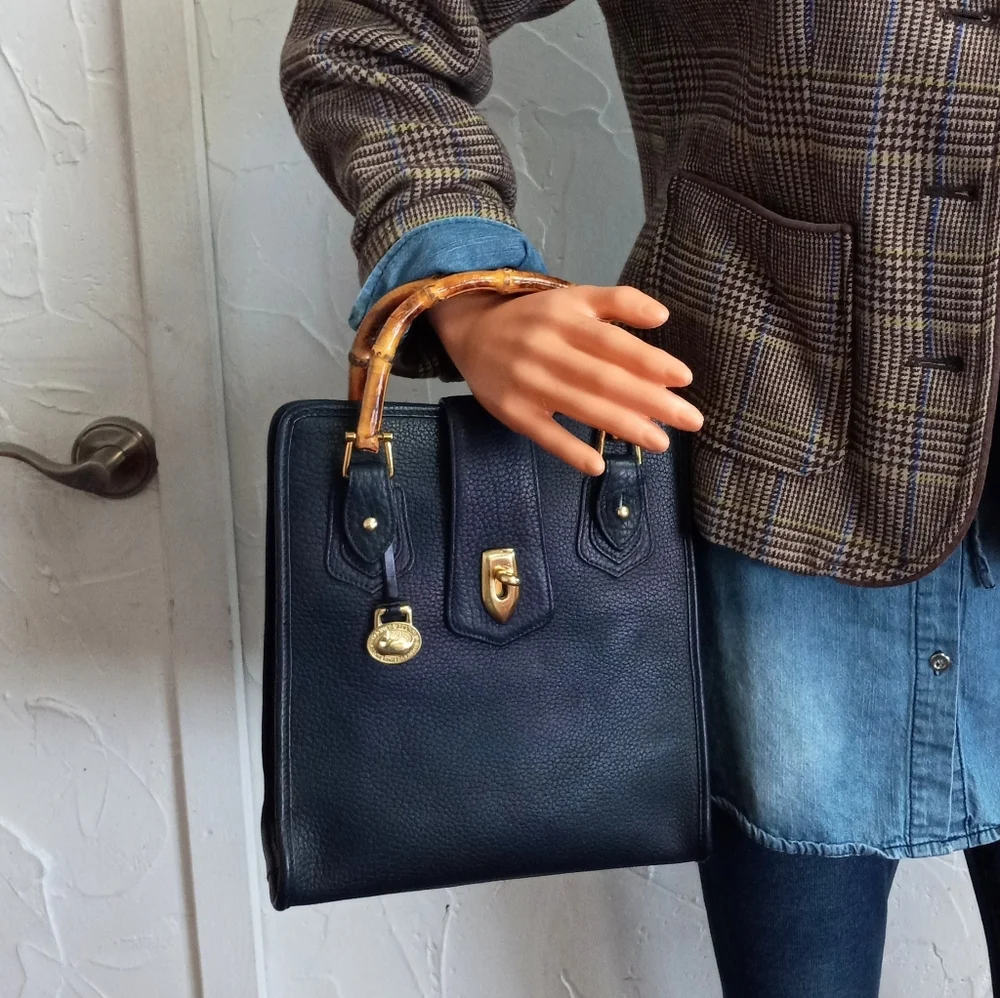 Dooney & Bourke Vintage Arrowhead Collection: North/South Tote, 1996 - Picture 1 of 15